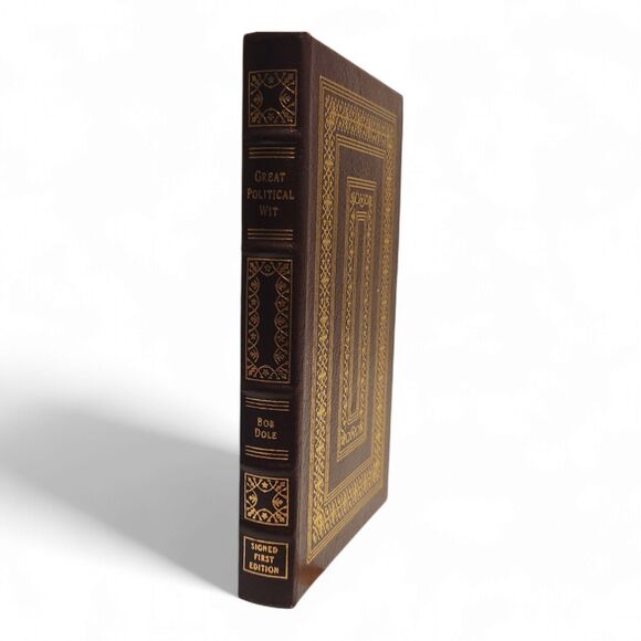 Great Political Wit by Bob Dole - Signed Autographed First Edition Leather-Bound - Picture 5 of 11